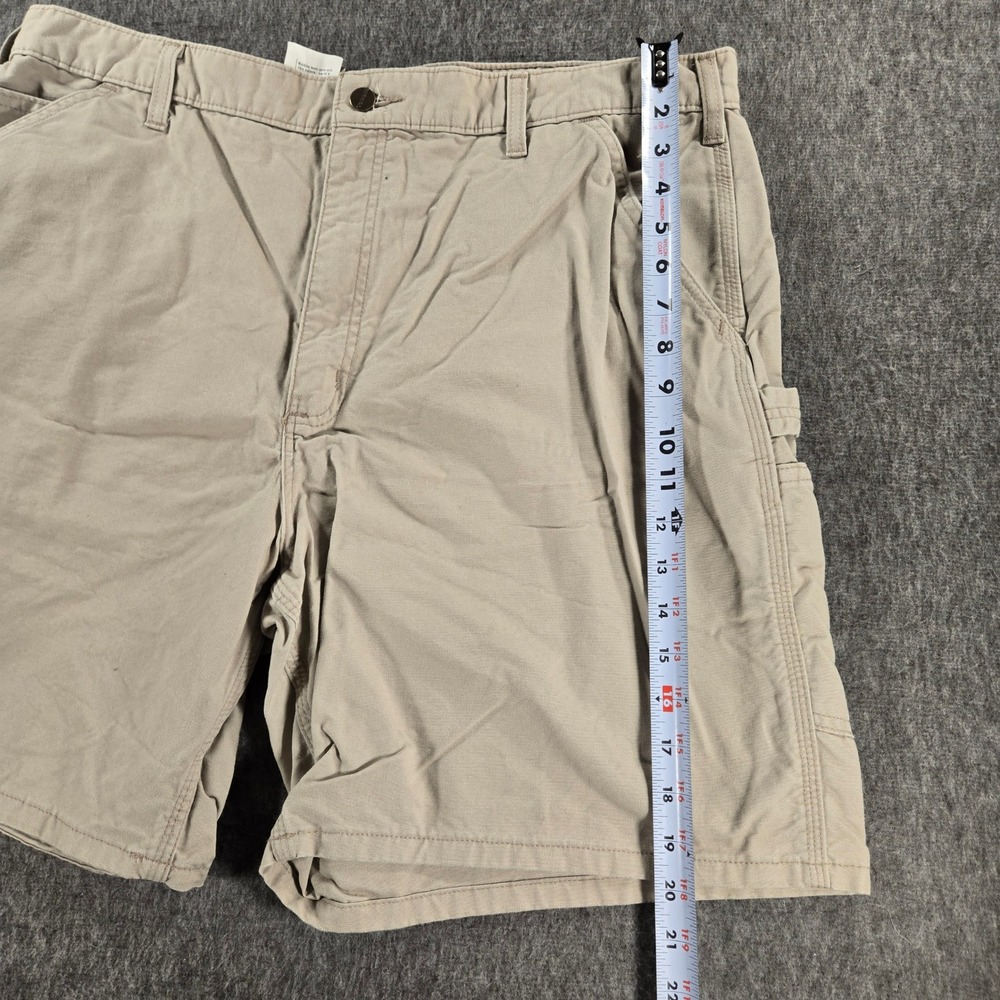 Carhartt B144 Tan Canvas Carpenter Shorts Mens 40 Workwear Utility Gorpcore - Picture 5 of 6
